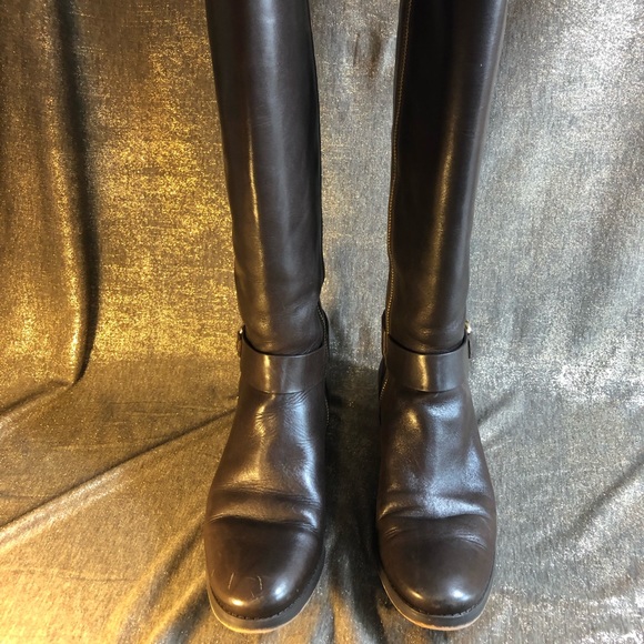 Michael Kors Dark Coffee Riding Boots (size 7) - Picture 6 of 8